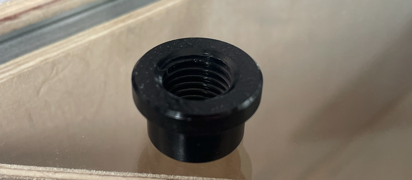 End cap for Fat Bike alloy thru axle