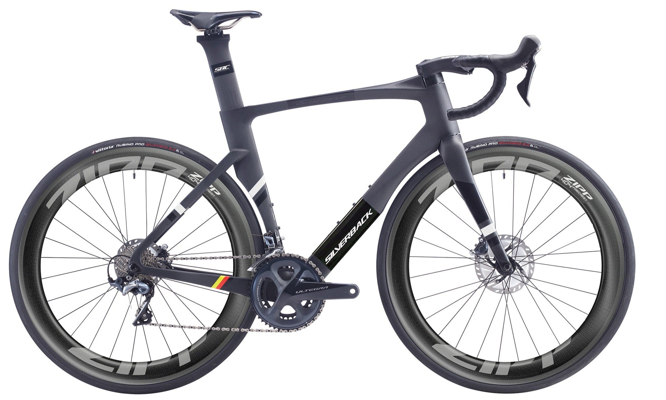 Scarosso Ultegra with ZIPP 404 Firecrest wheel