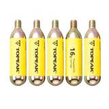TOPEAK Cartridge Set 16g CO2 threaded Pack of 5