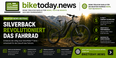 Silverback SilverRider E-Bike auf einem Waldtrail — vorgestellt auf BikeToday.news: Silverback revolutioniert das Fahrrad