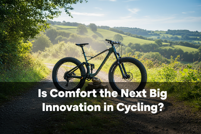 Silverback Synergy Fat bike on a scenic gravel trail — hero banner for comfort innovation in cycling blog