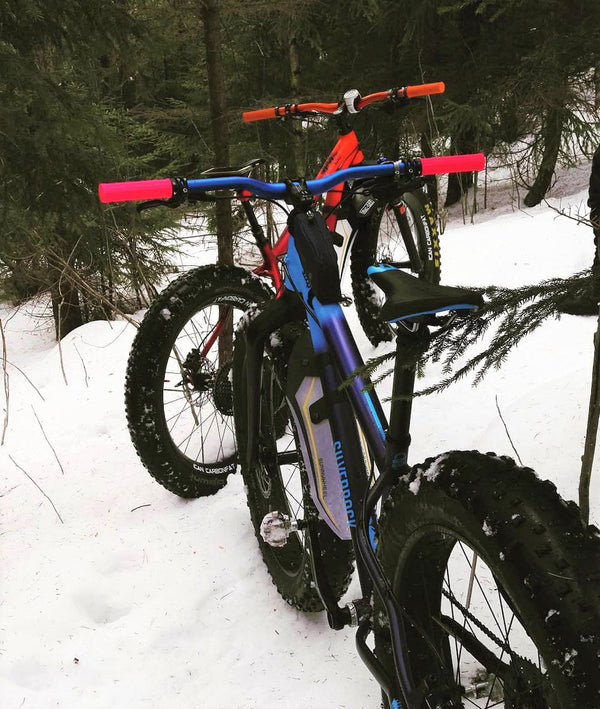 Mit dem Fatbike zur Arbeit zu fahren, ist mein Geheimnis des Glücks