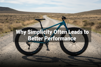 Silverback SE:Series Fat Deluxe bike on a clean open trail — hero banner for simplicity and performance cycling blog
