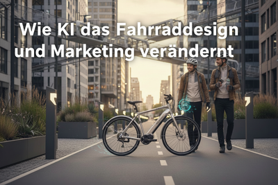 Silverback S-Electro E-Bike auf einem modernen Stadtweg — Hero-Banner: Wie KI das Fahrraddesign und Marketing verändert