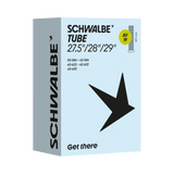 Schwalbe No. 19 Inner Tube for 27.5/28/29 inch bikes, featuring a 40 mm Schrader valve.