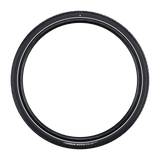 Schwalbe Big Apple Motion HS 632 20x2.15 inch bicycle tire – side profile view showing tread pattern and reflective strip