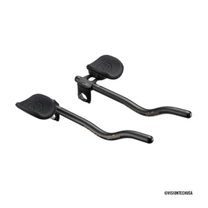 Black Vision Trimax JS-Bend Clip-On Aerobars with adjustable extensions and armrests.
