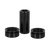 RockShox shock bushings 3-piece set 8x20.0 in black – two flanged cups and one sleeve