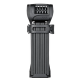 AXA Fold Lite C100 folding combination lock in black, folded compact position
