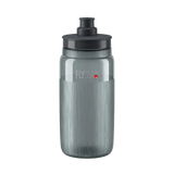 Elite Fly Tex Cycling Water Bottle 550ml – Smoke Grey Transparent