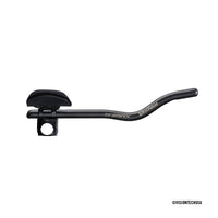 Black Vision Trimax JS-Bend Clip-On Aerobars with adjustable extensions for road racing.