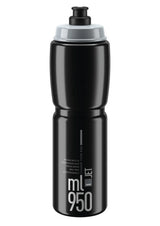 Elite Jet Water Bottle – 950ml, Black/Grey, Biodegradable, Push-Pull Cap