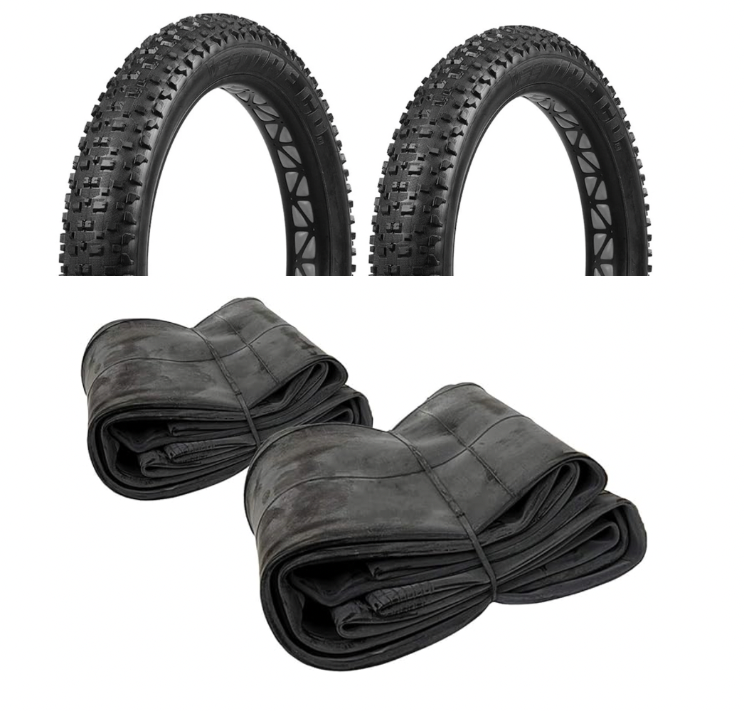 2 Vee Tire Bulldozer Reifen TLR 26x4.7 + 2 Fatbike Schläuche bis 4.8'' Combo 1