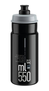 Elite Trinkflasche Jet 550ml, schwarz/grau, Polyethylen