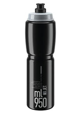 Elite Trinkflasche Jet 950ml, schwarz/grau, Polyethylen 