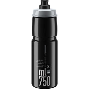 Elite Trinkflasche Jet 750ml, schwarz/grau, Polyethylen 