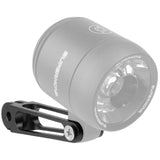 M-Wave QRIR Extender Lampenhalter, CNC-gefrästes Aluminium, schwarz, kompatib...