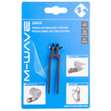 M-Wave QRIR Extender Lampenhalter, CNC-gefrästes Aluminium, schwarz, kompatib...