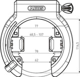 Abus Granit   Rahmenschloss   X-Plus 6950M R AM - Sicherheitslevel 10