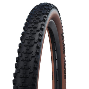 Schwalbe Smart Sam HS 624 29x2.60 MTB tyre in black with bronze sidewall – wire bead, Addix Performance, E-25 rated