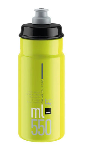 Elite Jet Trinkflasche 550ml – Gelb-Fluo/Schwarz