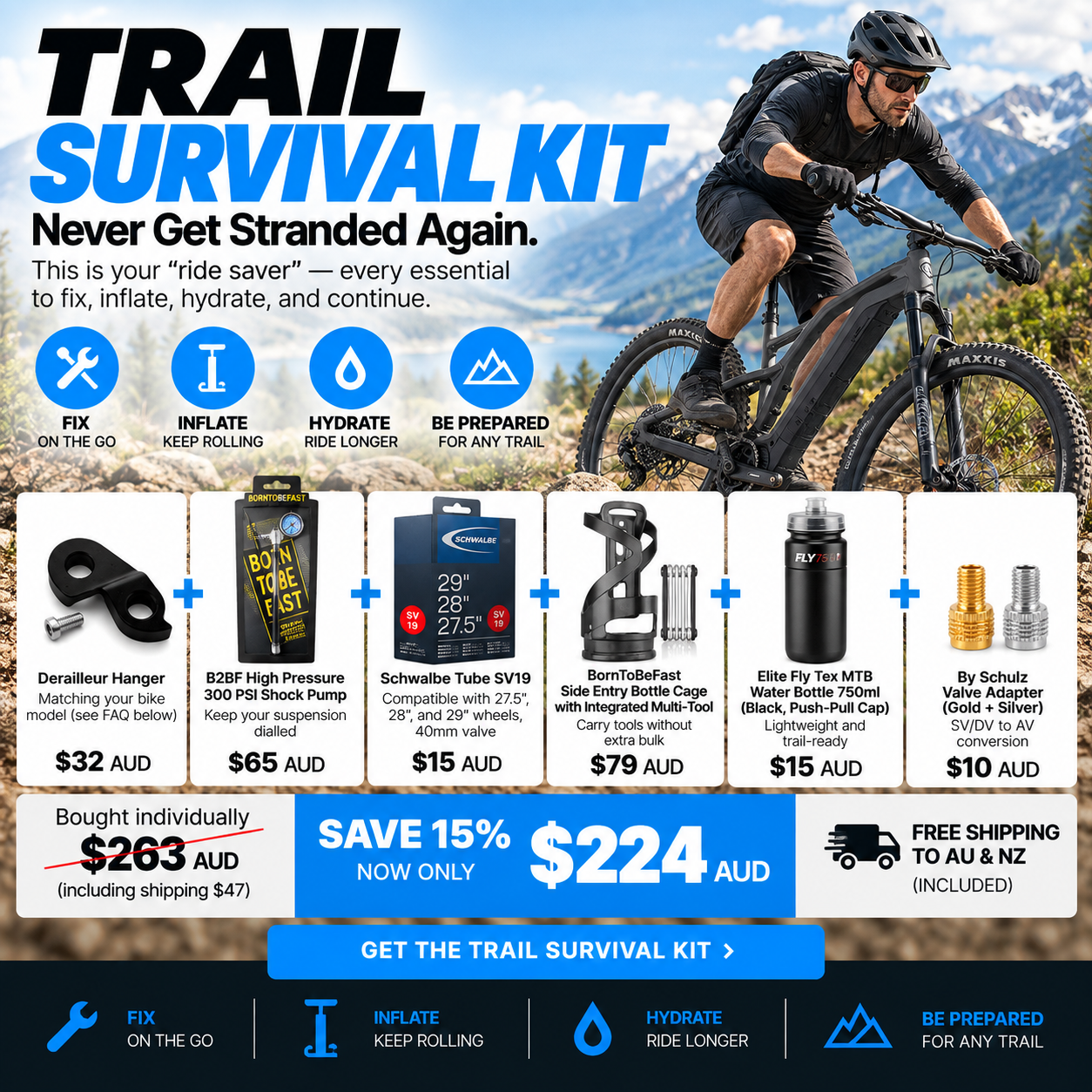Trail Survival Kit – Never Get Stranded Again