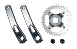 Juego de bielas Silverback Fat E-Bike | Transmisión 1x, compatible con Shimano STEPS 2