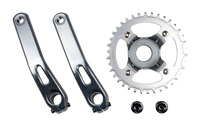 Juego de bielas Silverback Fat E-Bike | Transmisión 1x, compatible con Shimano STEPS 2