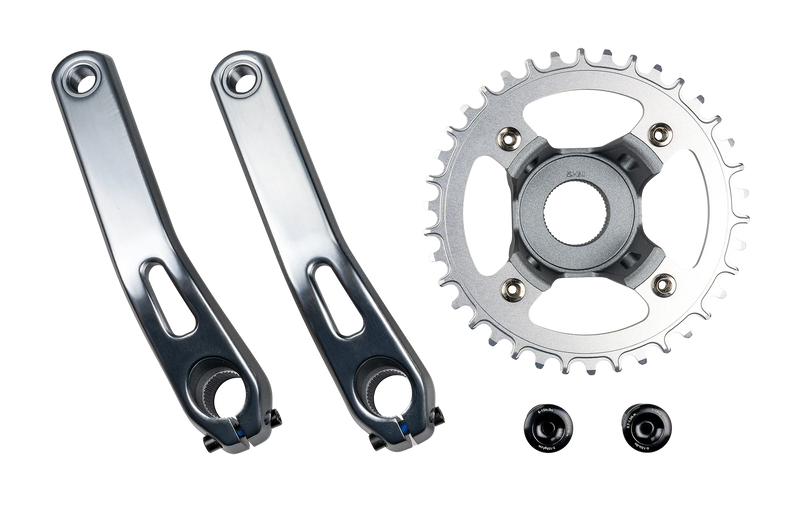 Juego de bielas Silverback Fat E-Bike | Transmisión 1x, compatible con Shimano STEPS
