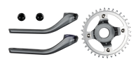 Juego de bielas Silverback Fat E-Bike | Transmisión 1x, compatible con Shimano STEPS 1