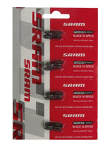 SRAM PowerLock 10-speed black chain quick link set of 4 – retail blister card packaging