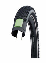 Schwalbe Smart Sam Plus Performance 27.5x2.35" ETRTO 60-584 ADDIX DD, GreenGuard Performance Line Tube E-5