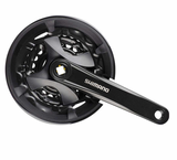 Shimano Crankset FC-MT101 175mm, 9-Speed, 40/30/22t, Square Tape