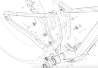 Synergy Suspension Shock Bolt 22 (female and male)