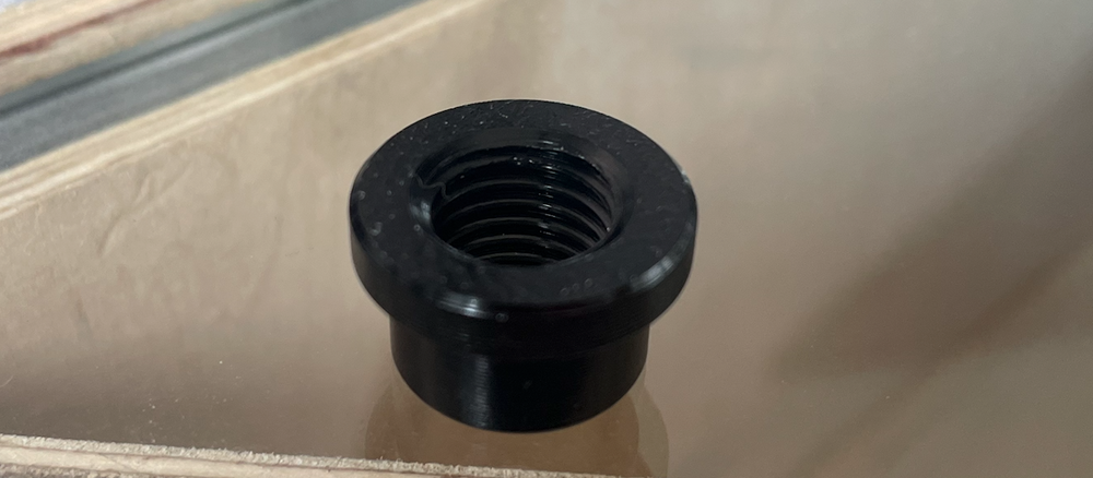 End cap for Fat Bike alloy thru axle