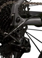 End cap for Fat Bike alloy thru axle