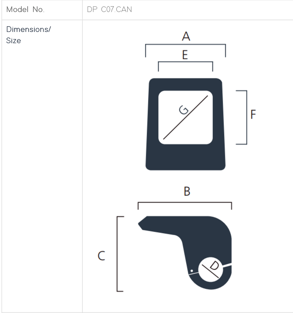 Bafang Display DP C07