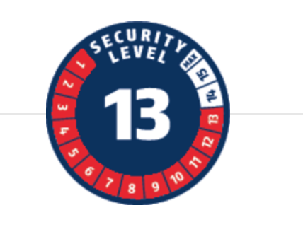 ABUS Bordo 6200K/90, Level 13