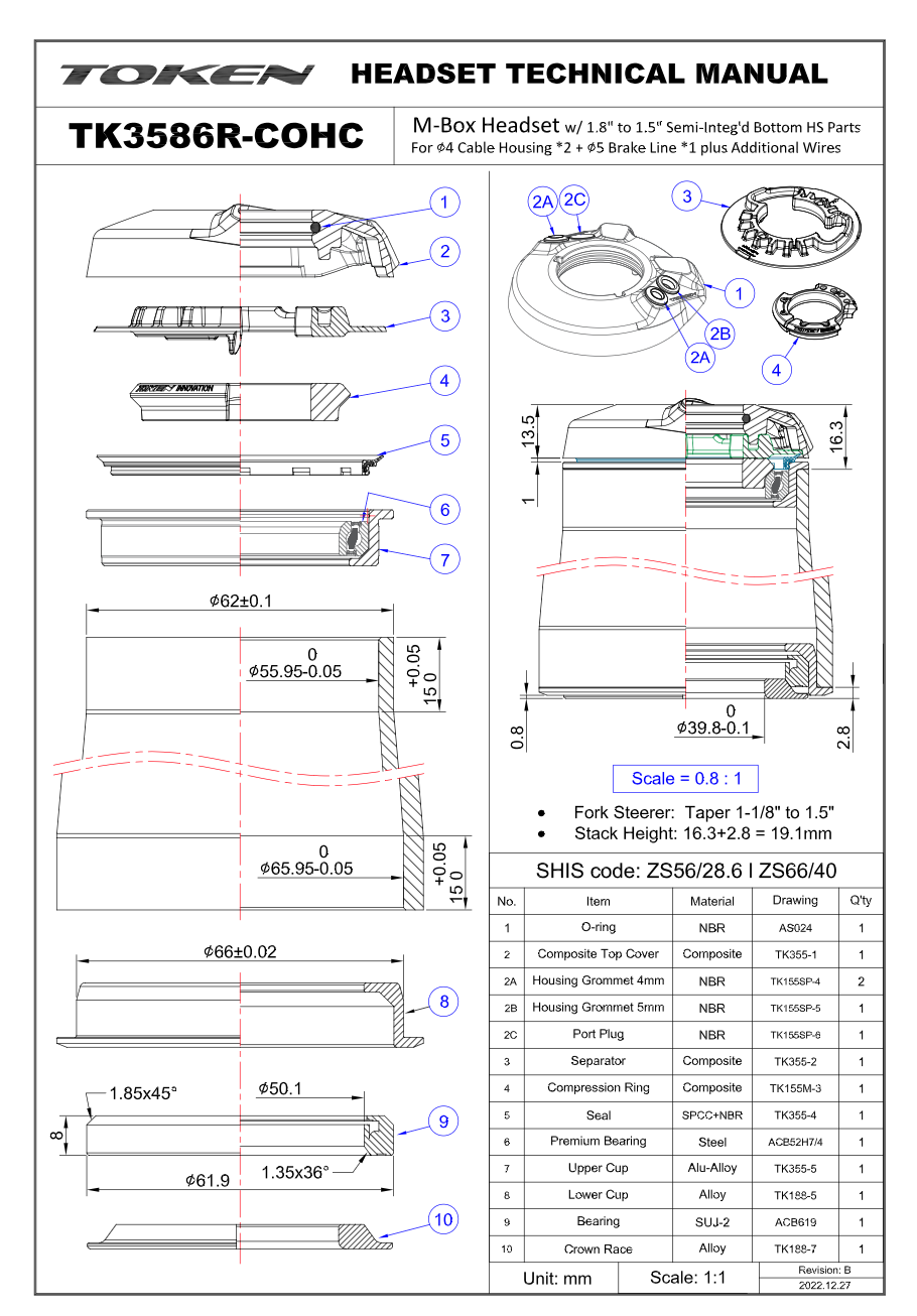 Token Headset TK 3586 M Box