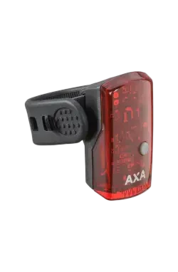Luz trasera LED AXA Greenline con batería USB - Roja