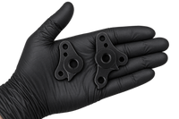 Both Hanger 14 parts in an open palm 3