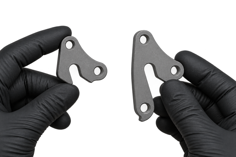 Both parts held at an angle