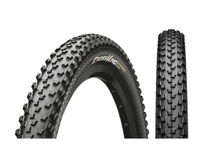 Continental Cross King 2.6 MTB tyre 29x2.60 in black – side profile and aggressive tread pattern