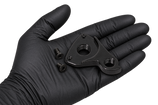 Hanger 11 and screws in an open palm