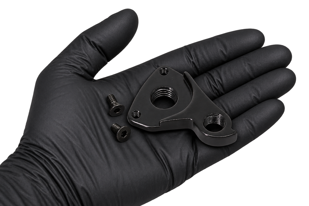Hanger 11 and screws in an open palm 1