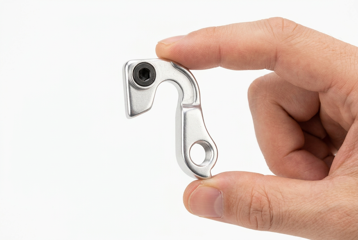 Hanger 39 held between thumb and finger 3