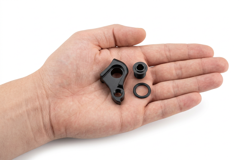 Hanger 42 components in an open palm