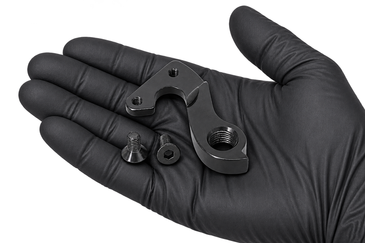Hanger 8 and screws in an open palm 2