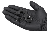 Hanger 8 and screws in an open palm 2