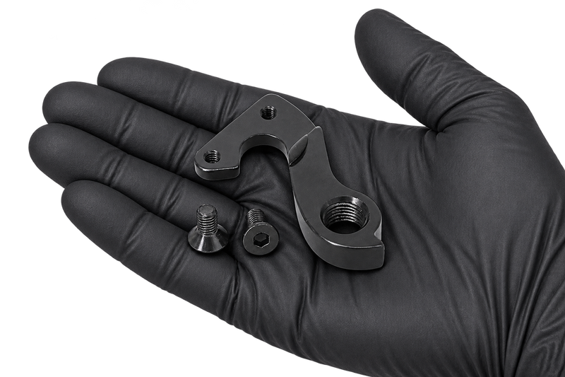 Hanger 8 and screws in an open palm